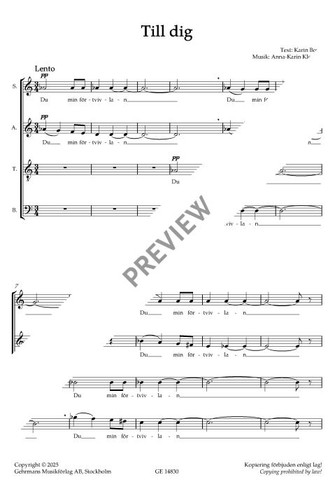 Tva sanger om kärlek