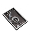 Magnet Violinschüssel silber - Framed