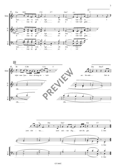 Det snöar i Stockholm