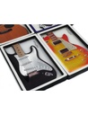 Magnet E-Gitarre rot/gelb - Framed