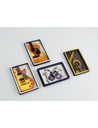 Magnet E-Gitarre rot/gelb - Framed