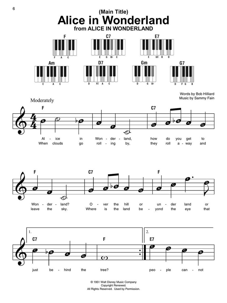 Disney - Super Easy Songbook