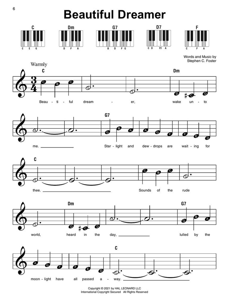 Peaceful Melodies - Super Easy Songbook