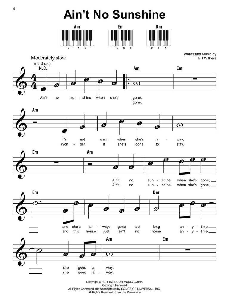 The 1970s - Super Easy Songbook