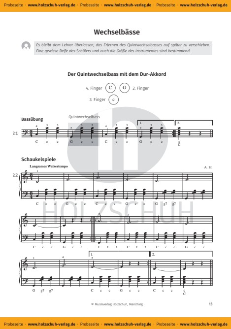 Neue Holzschuh Akkordeon Schule 2