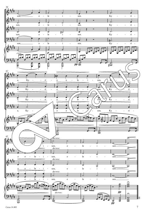 Kyrie nach dem Adagio der Mondscheinsonate op. 27/2