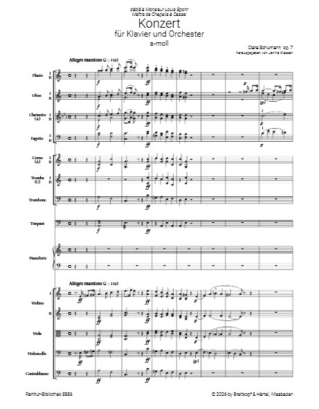 Klavierkonzert a-moll op. 7