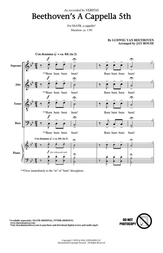 Beethoven's A Cappella 5th
