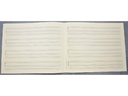Notenpapier - Quart quer 4x3 Systeme (Orgel)