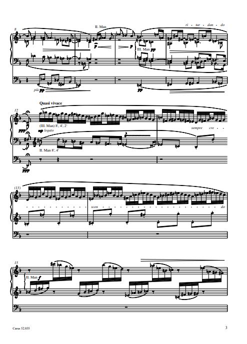Phantasie und Fuge d-moll op. 135b (mit verworfener Erstfassung)
