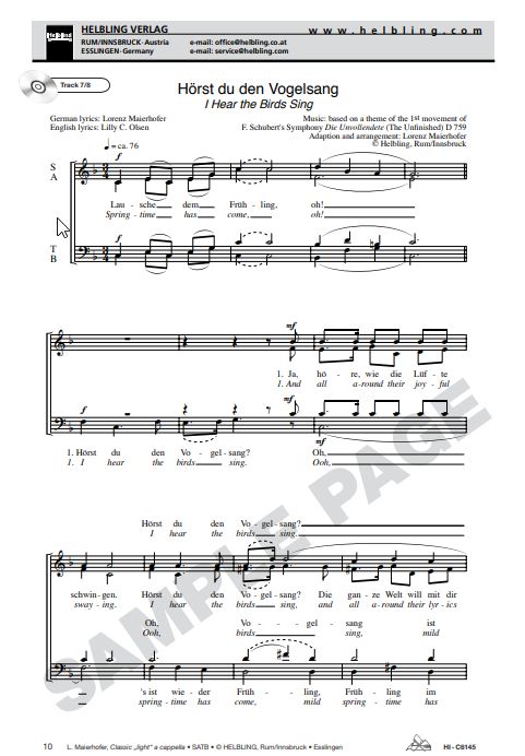Classic light a cappella