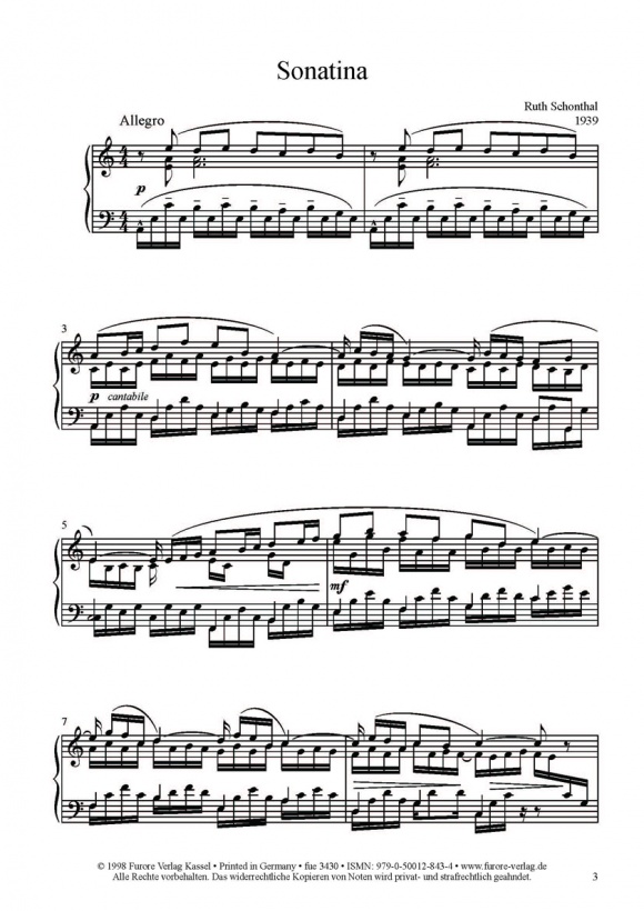 Sonatina in A (1939)