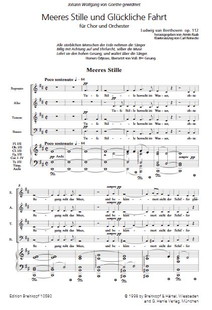 Meeres Stille und Glückliche Fahrt op. 112