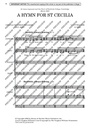 A Hymn for St. Cecilia