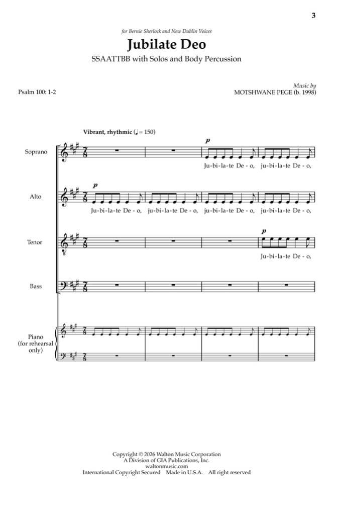 Jubilate Deo