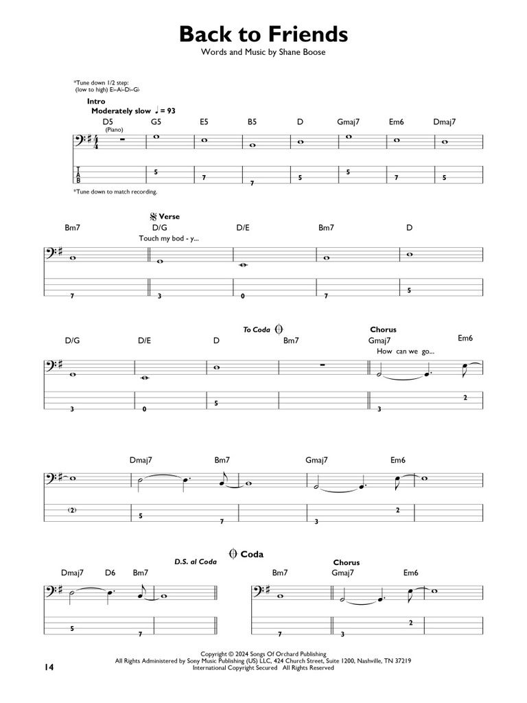 Really Easy Songs for Bass Guitar