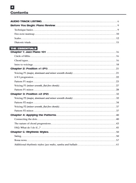 Jazz Piano Handbook