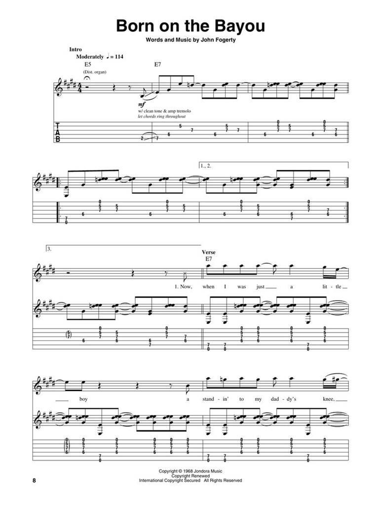 Creedence Clearwater Revival - Guitar Play-Along Vol. 63