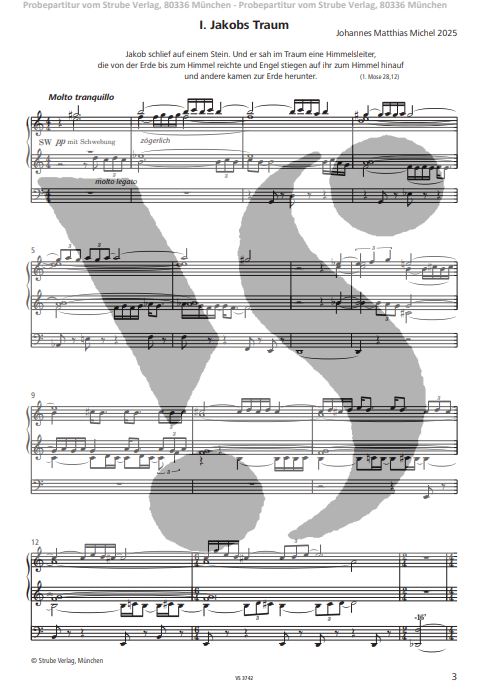 Triptychon für Orgel