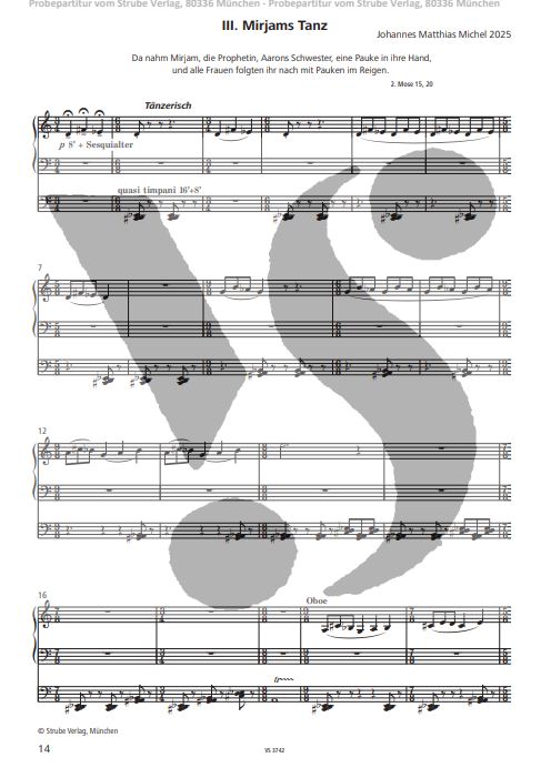 Triptychon für Orgel