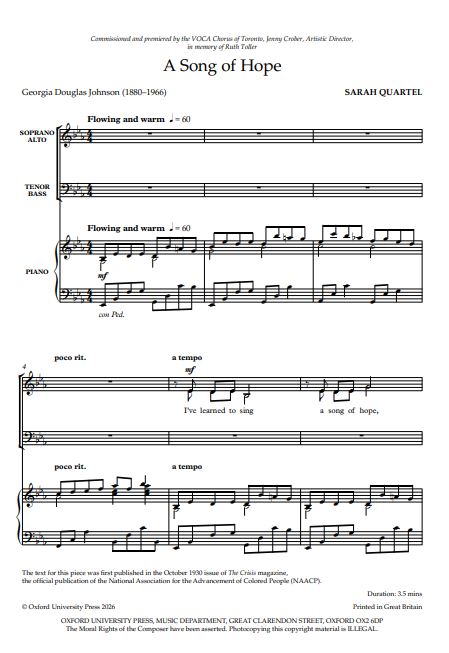 A song of hope