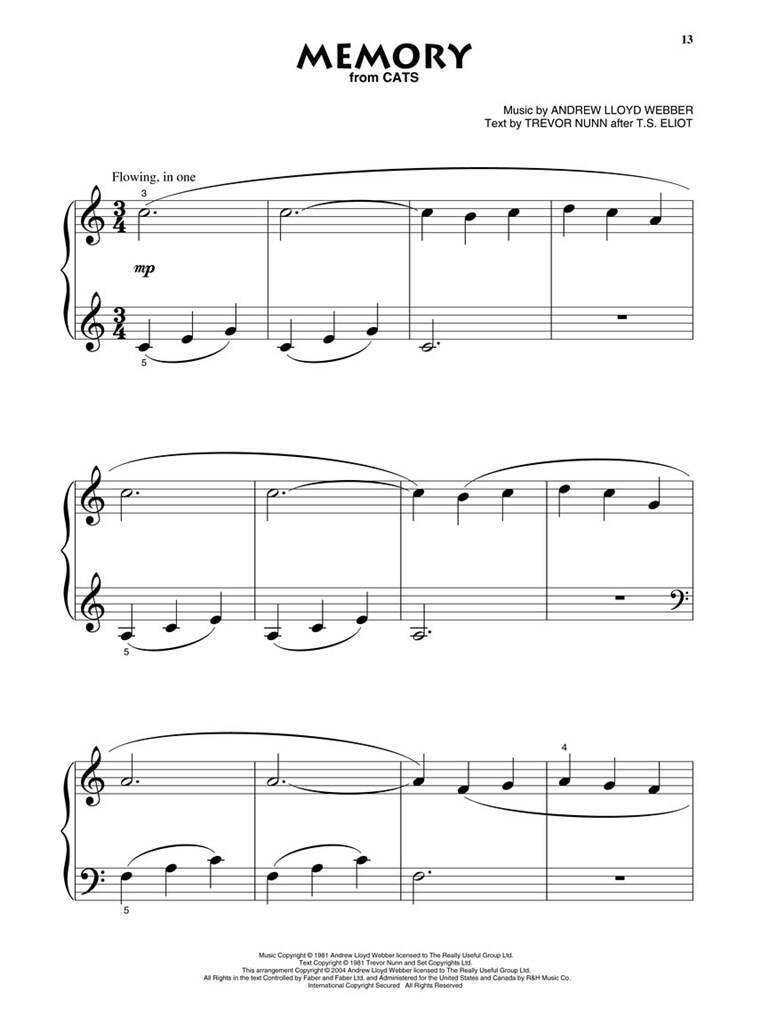 Andrew Lloyd Webber - Beginning Piano Solos Play-Along Vol. 8