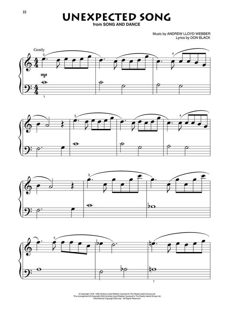 Andrew Lloyd Webber - Beginning Piano Solos Play-Along Vol. 8