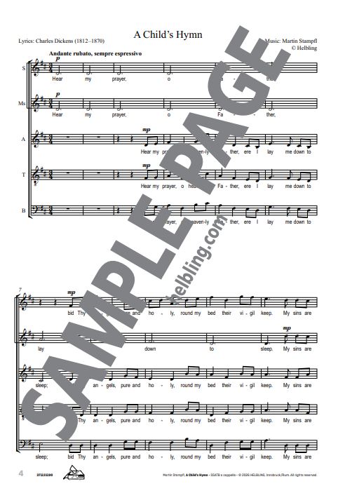 A child's hymn