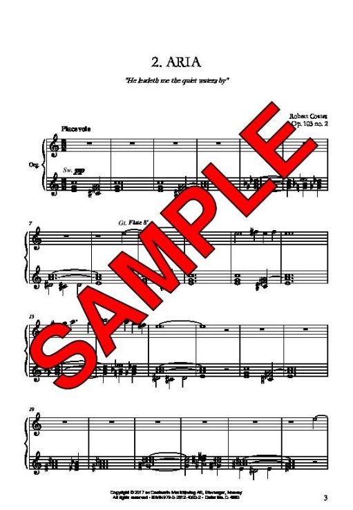 The Lord's my shepherd op. 103