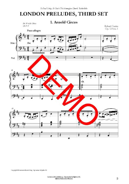 London Preludes 3 op. 124