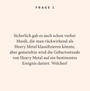 Heavy Metal-Quiz