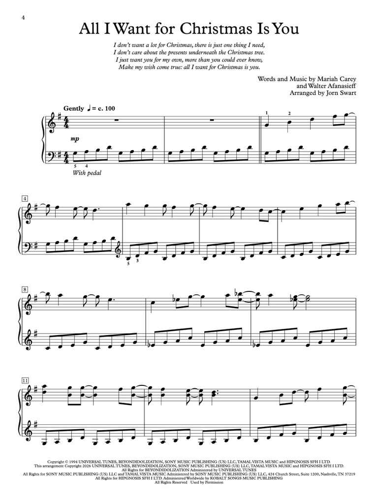 A Nostalgic Christmas for Piano Solo