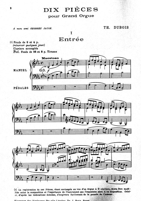 10 Orgelstücke (Dix Pieces pour Grand Orgue)