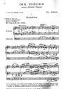 10 Orgelstücke (Dix Pieces pour Grand Orgue)