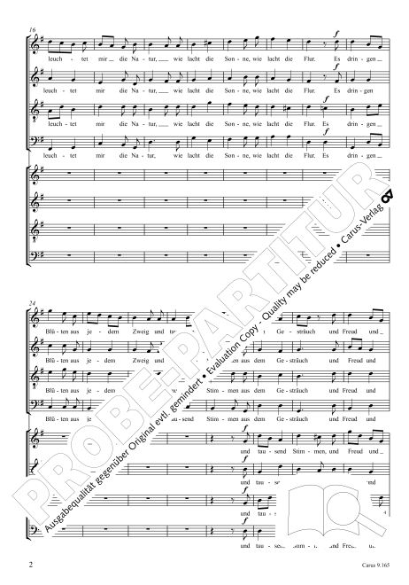 Drei Lieder nach Texten von Goethe