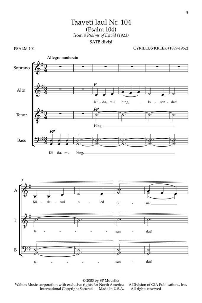 Taaveti Laul Nr. 104 / Psalm 104