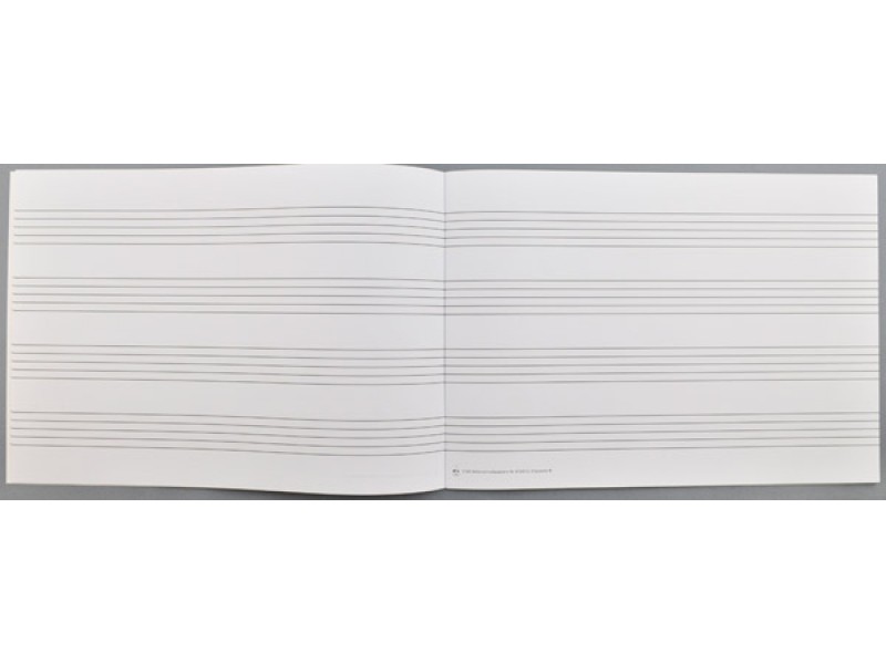 Notenmalbuch Kinder A4 Quer 4 Systeme