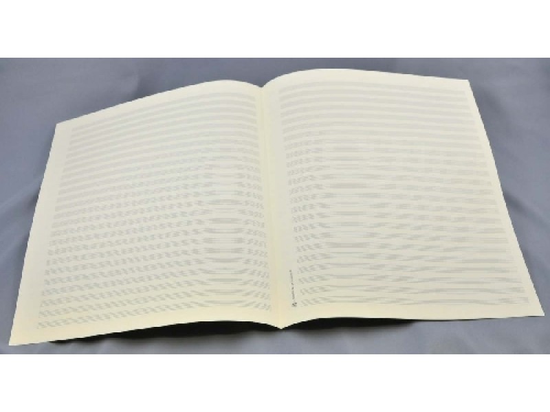 Notenpapier Großquart - 18 linig