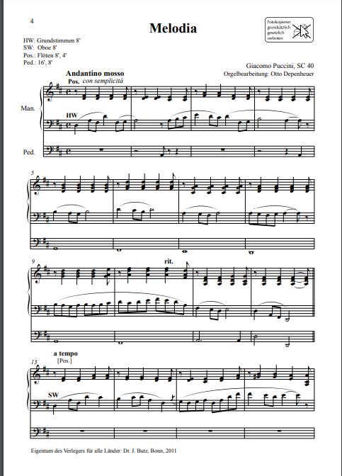 Transkriptionen für Orgel Band 1