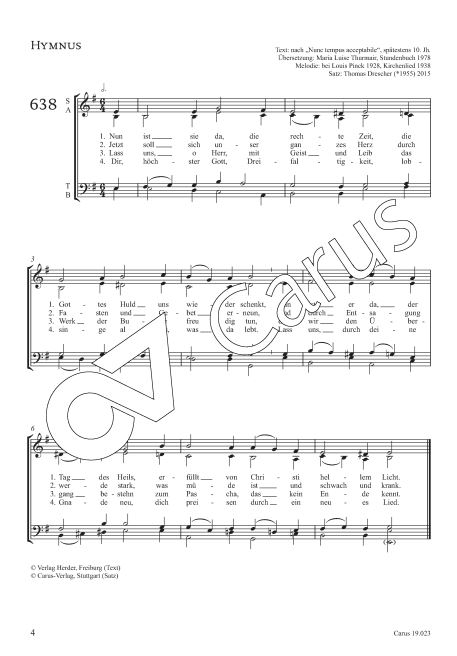 Tagzeitenliturgie mit dem Gotteslob, Chorheft 3: Fastenzeit / Ostern