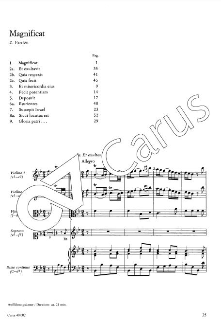 Magnificat, RV 610