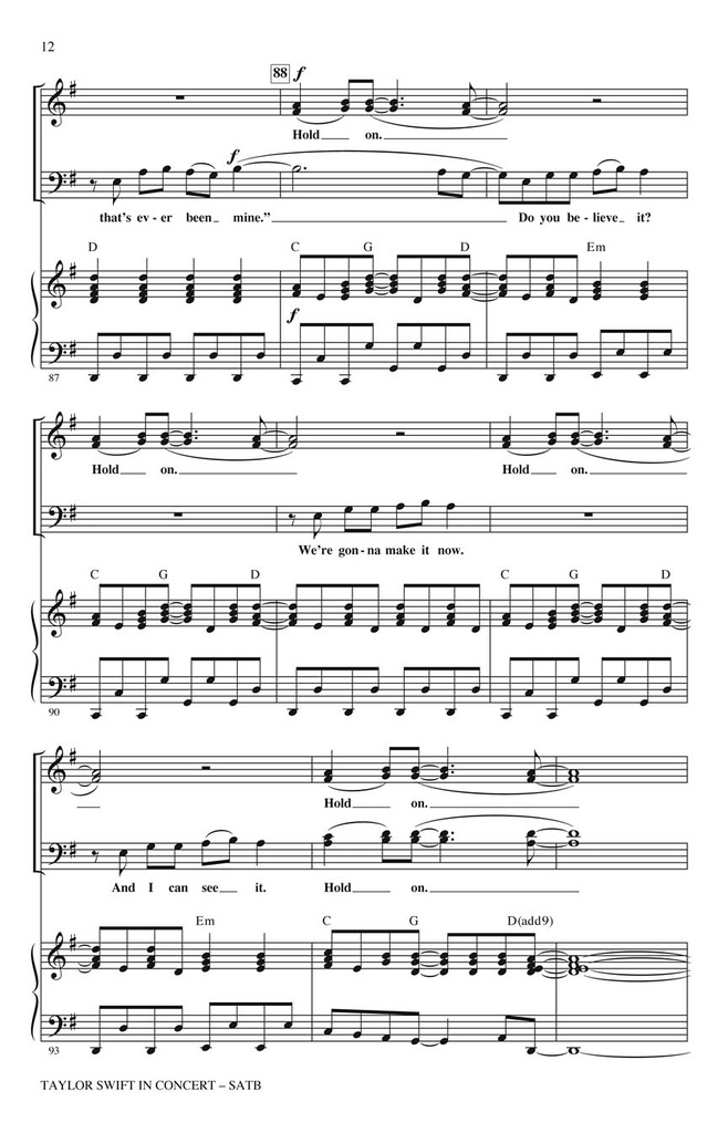 Taylor Swift in Concert - Medley