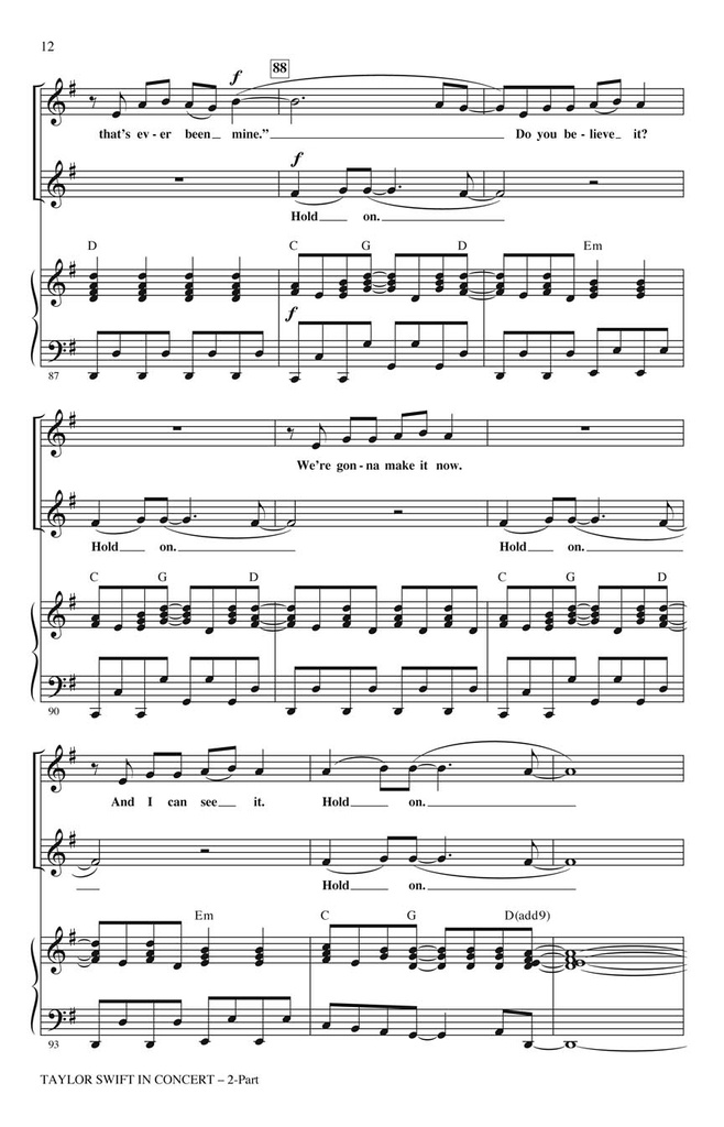Taylor Swift in Concert - Medley