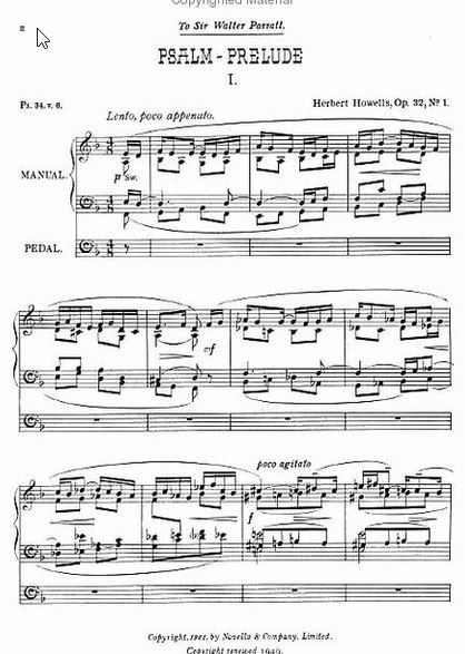 Three Psalm Preludes op. 32 Set 1