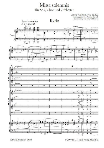 Missa solemnis D-Dur op. 123