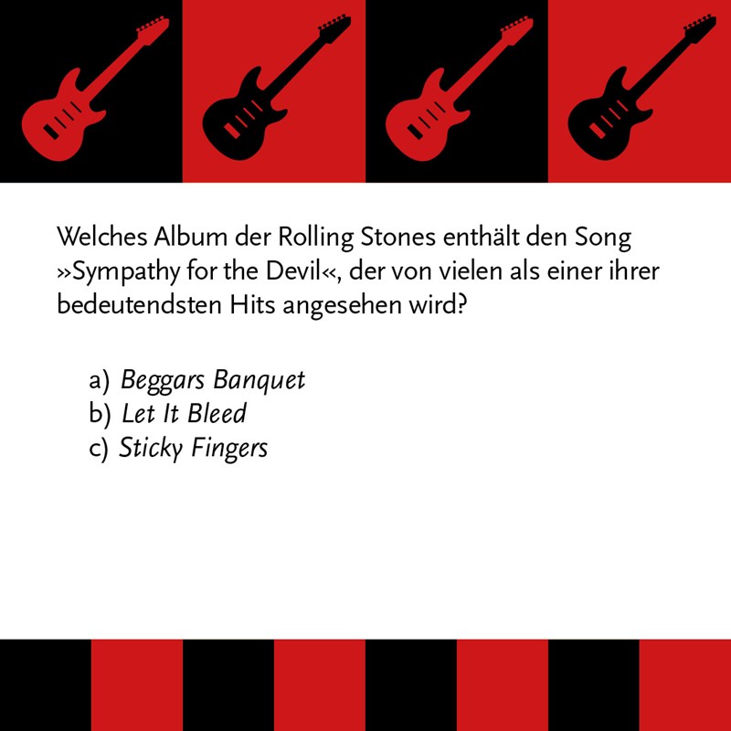 Das Rolling Stones Quiz