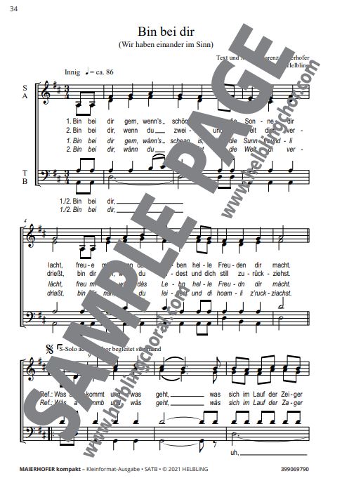 Maierhofer Kompakt - SATB Kleinformat