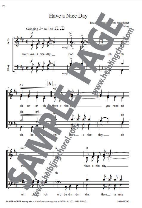 Maierhofer Kompakt - SATB Großdruck
