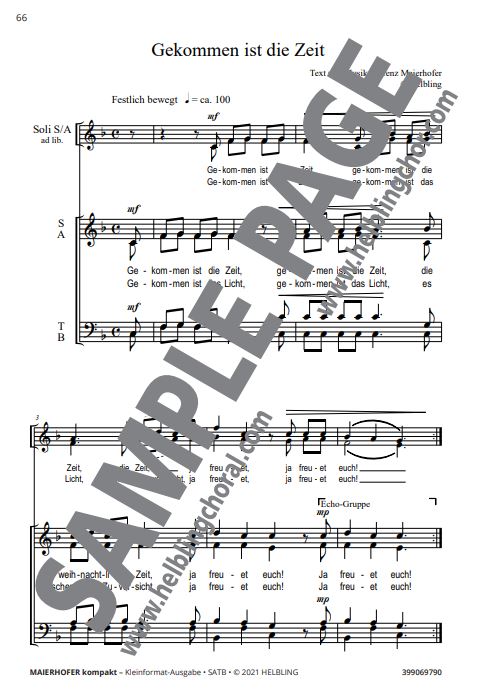 Maierhofer Kompakt - SATB Großdruck