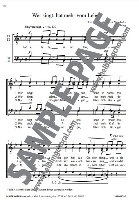 Maierhofer Kompakt - TTBB Großdruck